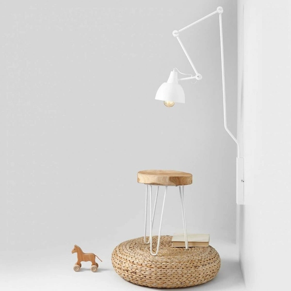 Aldex Kinkiet AIDA (średni) 814C1, biały, 1x60W E27