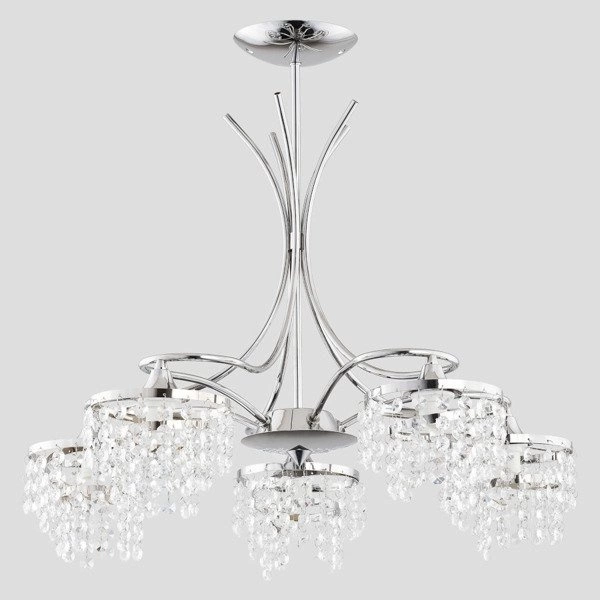 Lampa sufitowa ALFA KALIOPA CHROM 5xE14 58cm | 24455