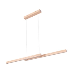 SMAL podwójna lampa wisząca LED zintegrowany 2260lm 3000K 22,5W drewno brzozowe ze ściemniaczem dotykowym 1519660