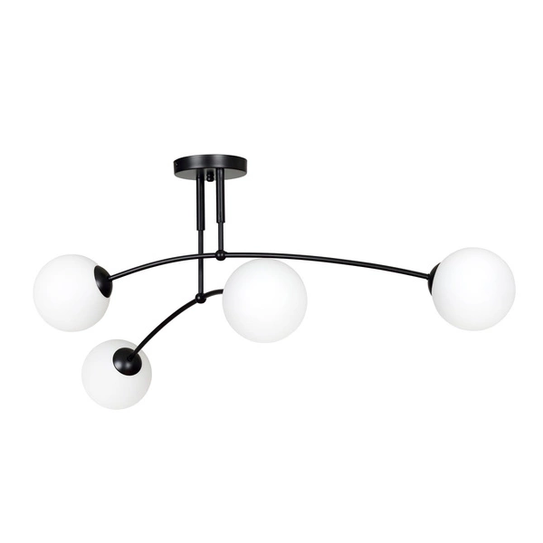 Lampa sufitowa Emibig PREGOS 4 Czarny 670/4