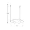 5007 ORBIT 6 PENDANT LAMP