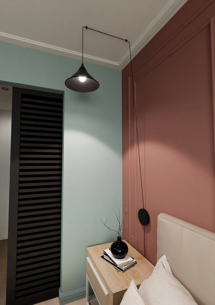 Lampa wisząca Emibig ABRAMO 1 Czarny 160/1