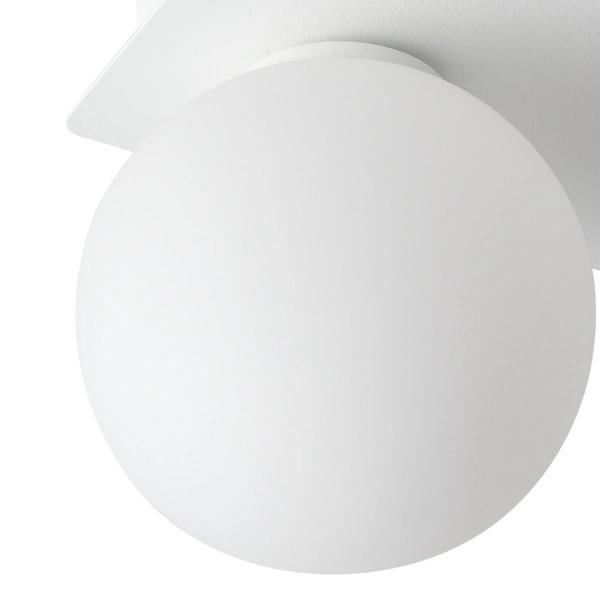 Nowoczesny plafon do biura i domu ARGON G9 12W szer. 25cm | biały