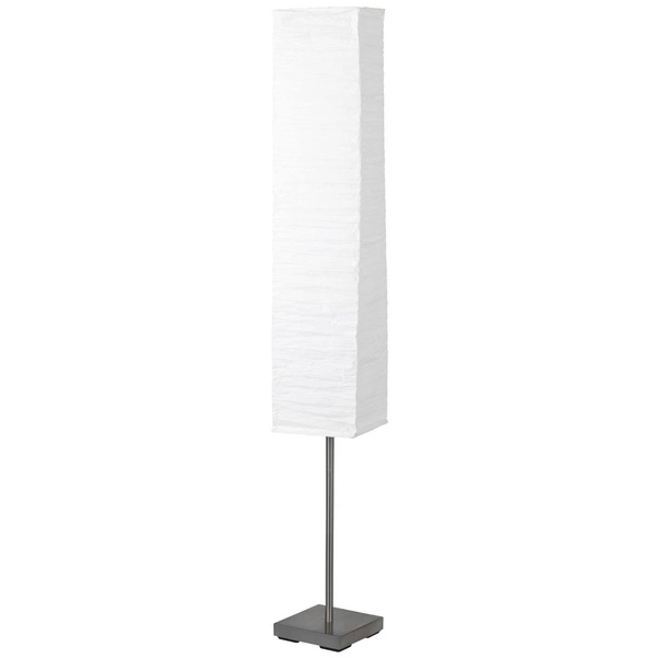 Lampa stojąca Brilliant Nerva 2x40W E14 Tytanowy Metal/Papier