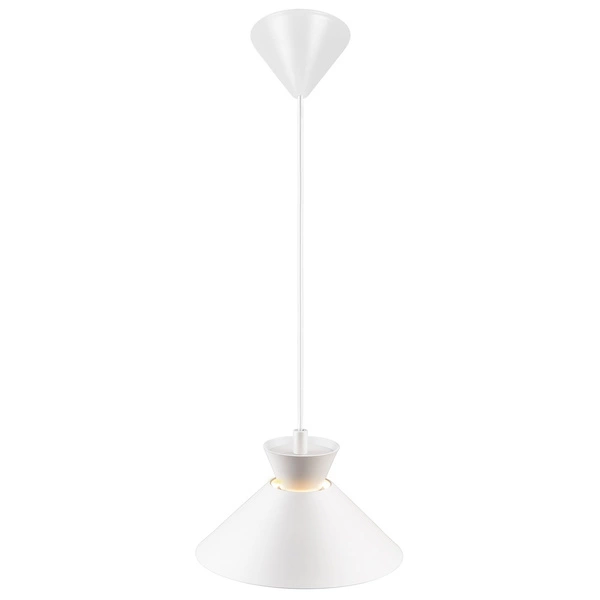 Lampa wisząca DIAL E27 40W Metal | Biały