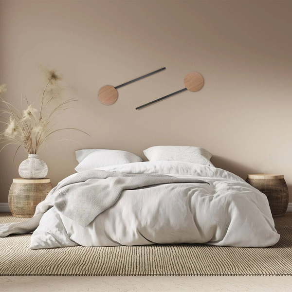 JAVA BLACK WOOD KINKIET 1 PŁ 1437