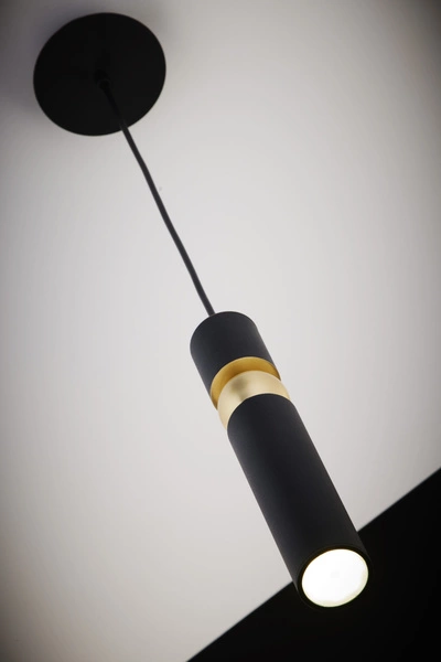 Nowoczesna Lampa wisząca ALAS wys. 120cm 1xG10 14W IP20 | Złoty