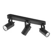 Nowoczesna lampa sufitowa REDO 6502 czarna 3xGU10 6502