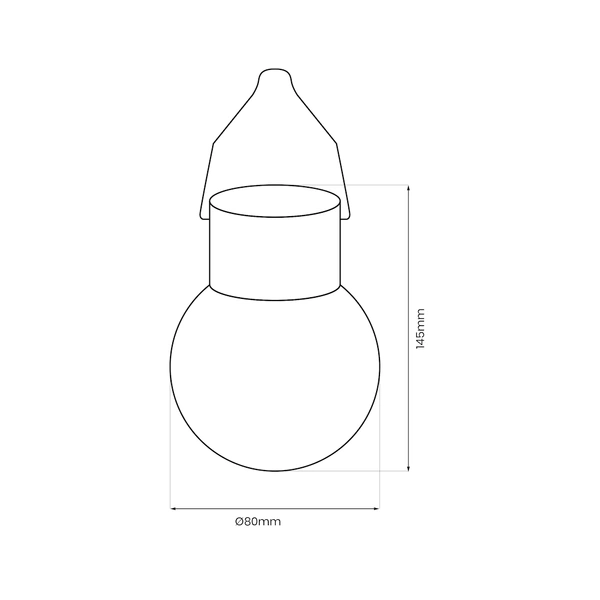 Lampa Solarna Ring RGB IP44