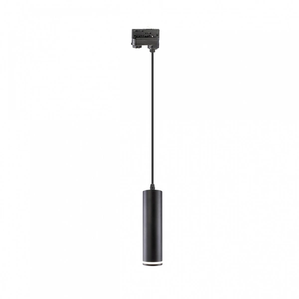 MADARA MINI RING GU10 ZWIS NA SZYNOPRZEWÓD 3F 230V IP20 fi55*200mm CZARNY kabel 1m