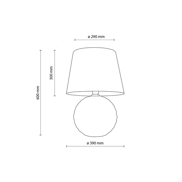 SANTANA WHITE LAMPKA NOCNA 1 16046
