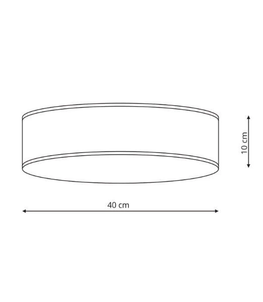 Lampa sufitowa ALTO, biała, 3x40W E14