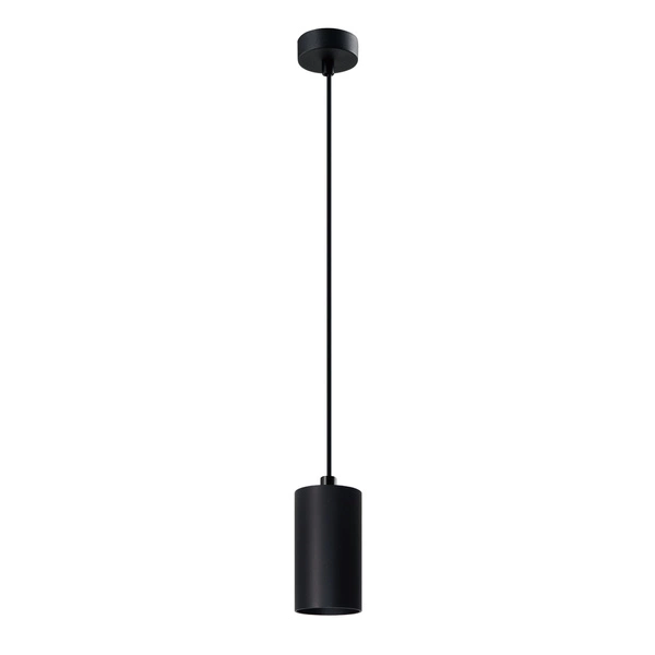 Lampa wisząca TUBO, 10 cm, 31-78537, czarna, 1x25W GU10