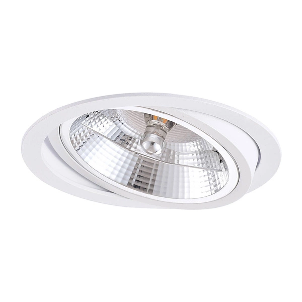 Oczko wpuszczane ruchome NERO, białe, 1x50W GU10/AR111
