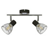 Lampa sufitowa/ścienna MODO listwa 92-61522 czarny/chrom 2xE14