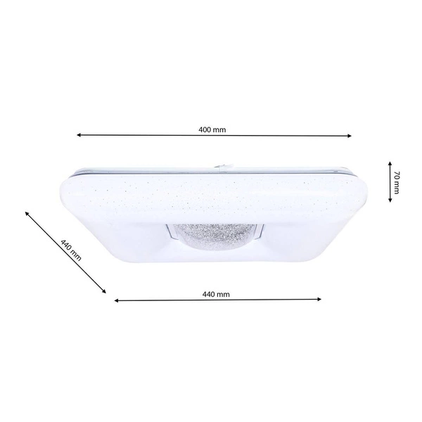 Plafon YAX 24W LED Ściemnialny+ Pilot ML4402