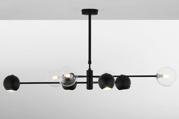 Nowoczesny Żyrandol MOKA wys. 47-69cm 4xG9 4xGU10
14W IP20 | Czarny