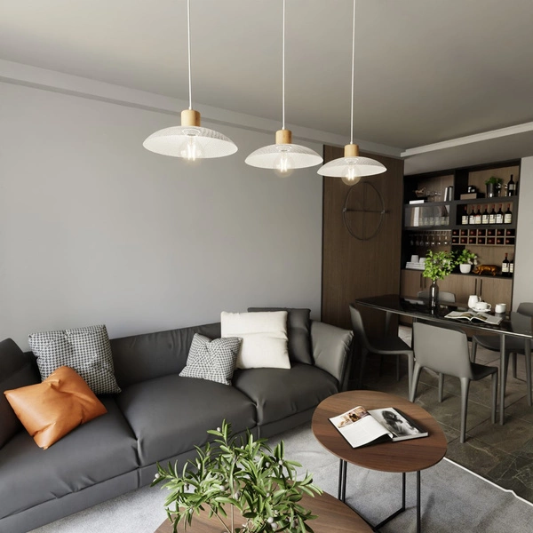 Lampa wisząca Emibig KOBE 3 Biały 1319/3