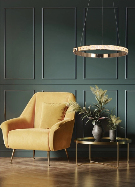 MD4996-1-3GBD MURIEL LAMPA WISZĄCA CZARNO-ZŁOTA/BLACK-GOLD