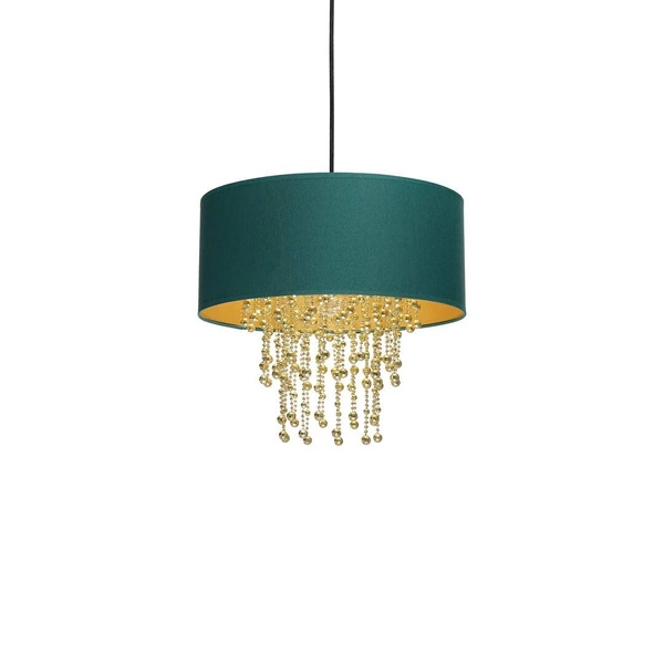 Nowoczesna lampa wisząca ALMERIA GREEN/GOLD 1xE27 MLP6451