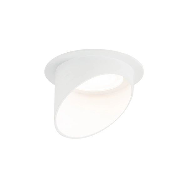 Lampa podtynkowa SOLTA szer. 7.5cm GU10 | biały 10492