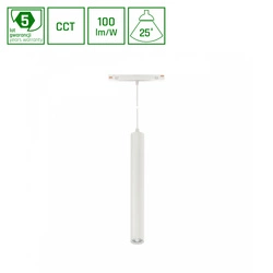 SYSTEM SHIFT - CCT- HANGIT oprawa na szynoprzewód 12W 25st biały