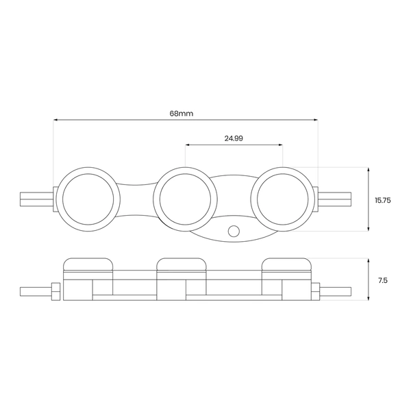 MODUŁ LED EKO-SSPRO3 Zielony 1W 120S50