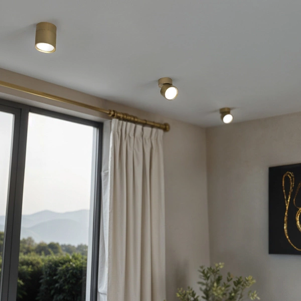 Oprawa oświetleniowa GX53 PZE-9001 Złota