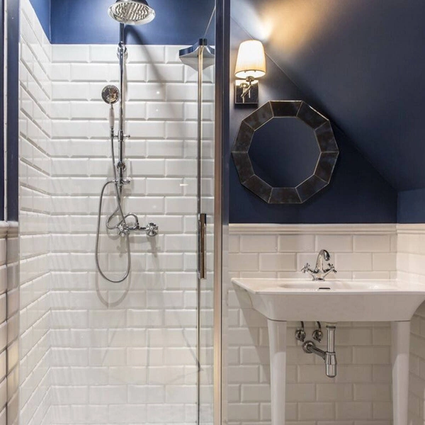 Kinkiet BALI, chrom/biały, 1x40W E14