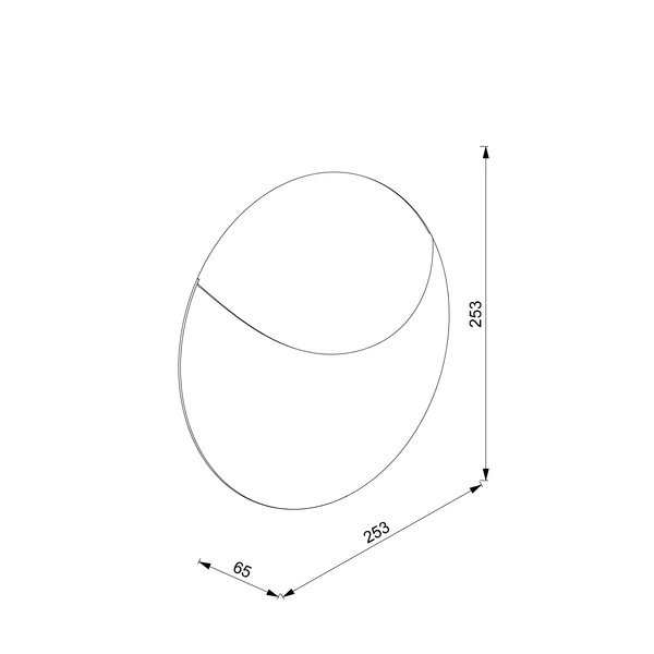 Kinkiet VALOPIN LED 3000K Biała ciepła Aluminium | Seaside czarny