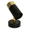 Nowoczesny kinkiet DANI BLACK/GOLD 1xGU10 MLP6237