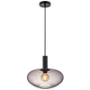 Lampa wisząca ALTON E27 60W Szkło | Czarny