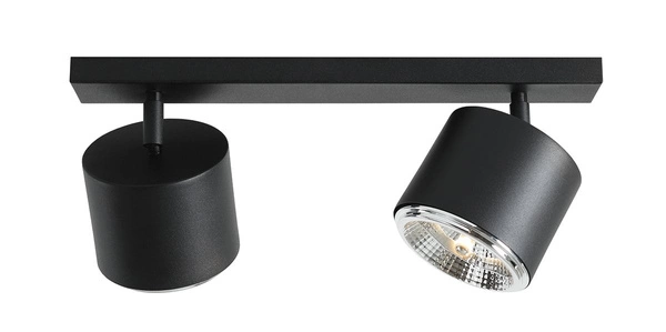 Aldex Lampa sufitowa BOT 2, 1047PL_H, czarna, 2x35W GU10