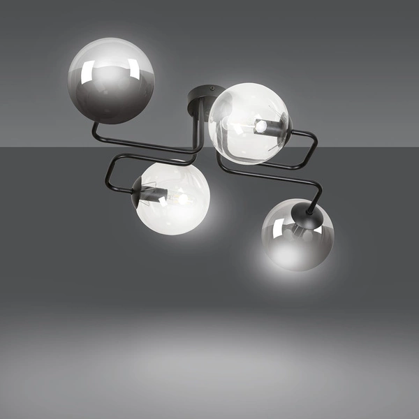 Lampa sufitowa Emibig BRENDI 4 BL MIX 3 843/4M3