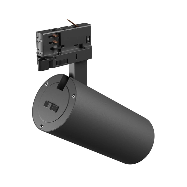 ANDROMEDA PRIME NA SZYNOPRZEWÓD 3F CCT 24W 230V 25st IP20 śr.76x177x228mm CZARNY SPECTRUM