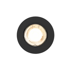 Oprawa wpuszczana CANIS GU10 50W 4000K Biała neutralna Metal | Czarny