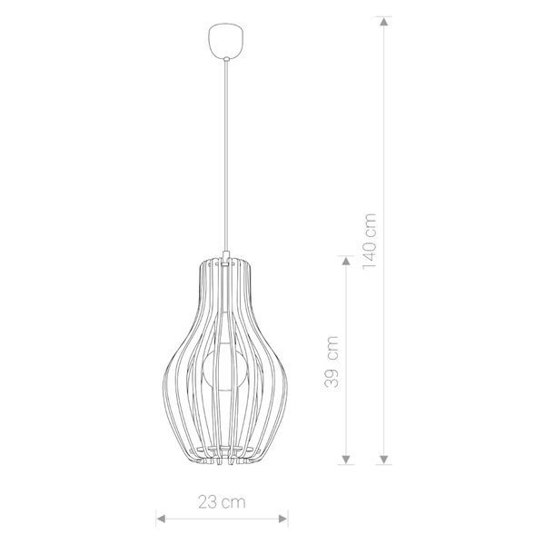 Lampa wisząca IKA I zwis A 95cm 4171