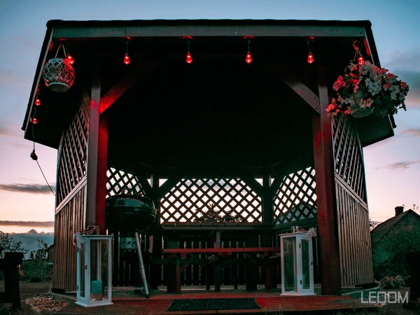 Girlanda ogrodowa RGBW WIFI TUYA 5m barwa ciepła, neutralna, zimna + RGB