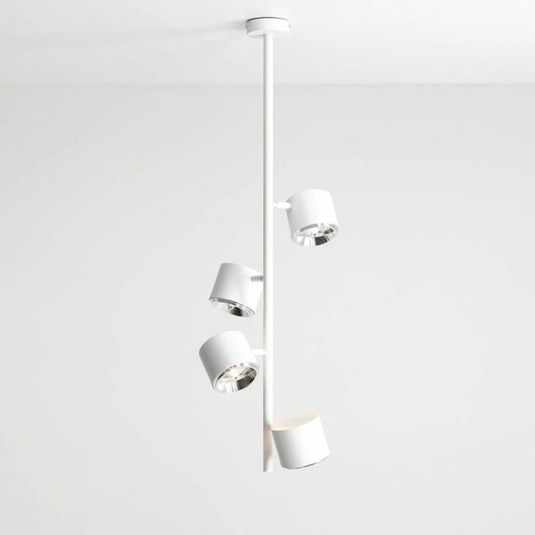 Aldex Lampa sufitowa BOT 4 PIONOWA 1046PL_L2, biała, 4x35W GU10
