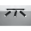 Nowoczesna lampa sufitowa DIREZIONE 3 SL.0501 Czarna 3xGU10