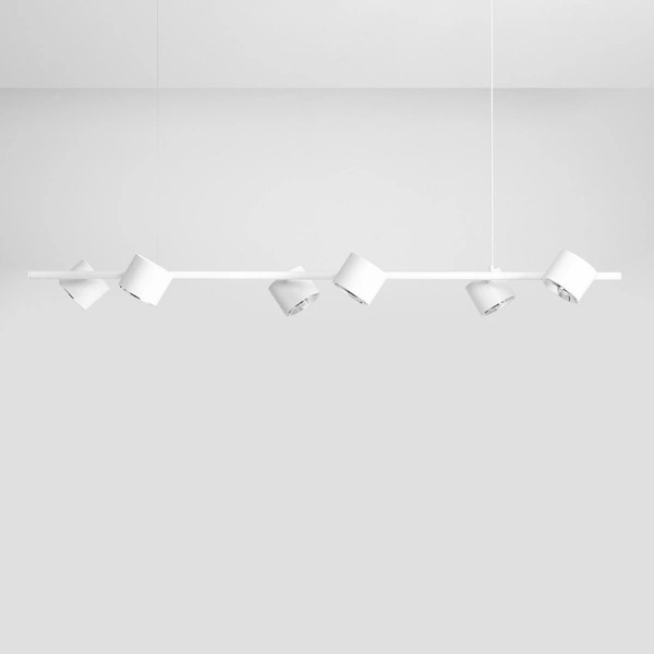Aldex Lampa wisząca BOT 6, 1046K, biała, 6x35W GU10