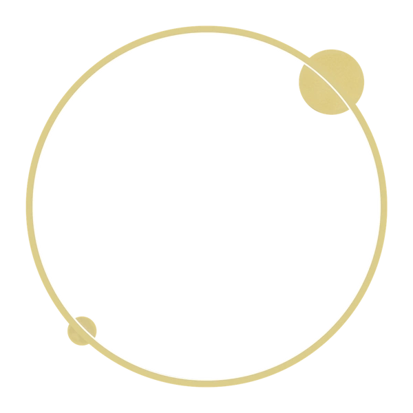 Lampa sufitowa Saturno Gold 46W LED