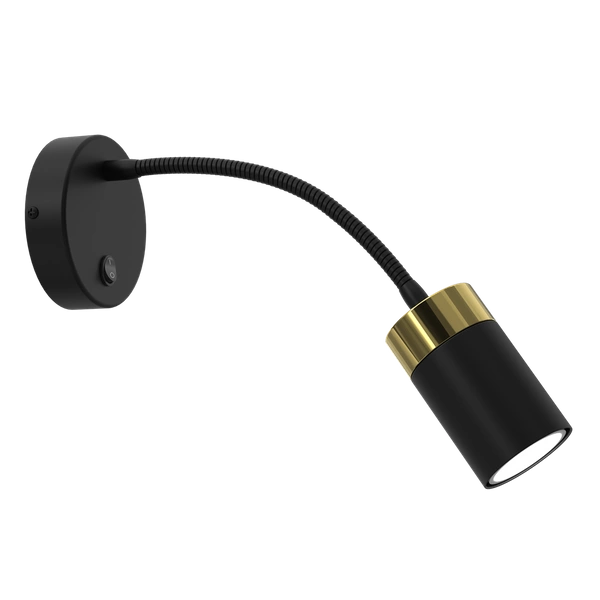 Kinkiet flex JOKER BLACK GOLD 1xGU10 | Czarny