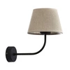 Stylowa lampa ścienna CHICAGO E27 60W dł. 30cm | beżowy 4186