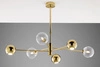 Nowoczesny Żyrandol MOKA wys. 47-69cm 3xG9 3xGU10
14W IP20 | Złoty