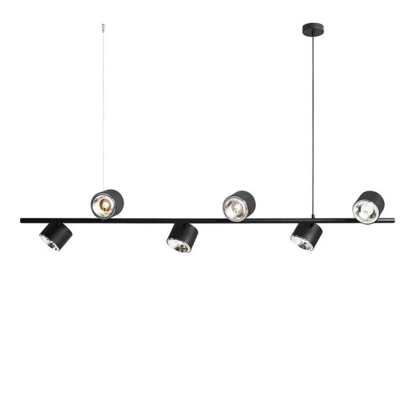 Aldex Lampa wisząca BOT 6, 1047K, czarna, 6x35W GU0
