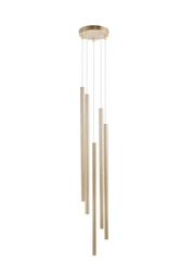 Lampa Sigma SOPEL PREMIUM 5 KOŁO długi złoty szczotkowany 40965