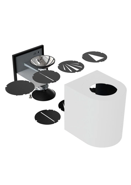 Kinkiet CANTO LED 3000K Biała ciepła Stal nierdzewna