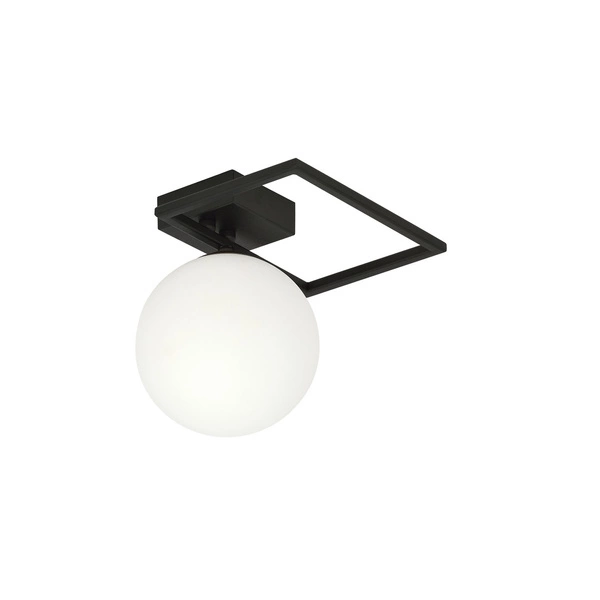 Lampa sufitowa Emibig IMAGO 1E Czarny/OPAL 1130/1E