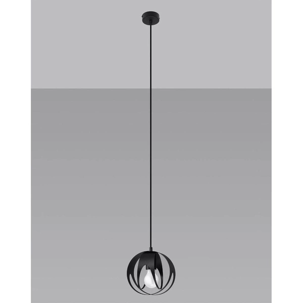 Lampa wisząca TULOS 1, SL.1087, czarna, 1x60W E27